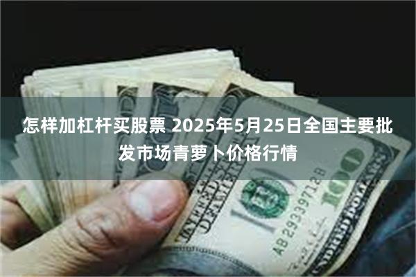 怎样加杠杆买股票 2025年5月25日全国主要批发市场青萝卜价格行情
