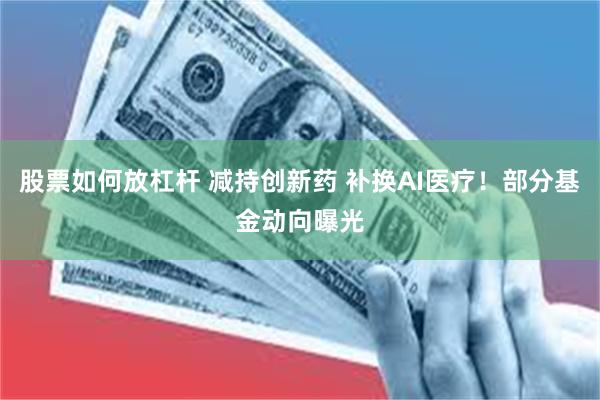 股票如何放杠杆 减持创新药 补换AI医疗！部分基金动向曝光