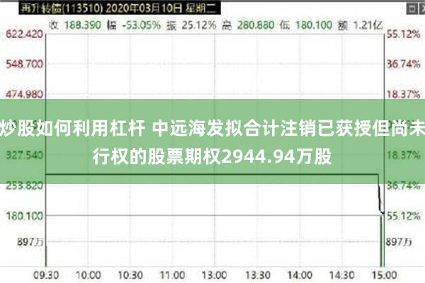 炒股如何利用杠杆 中远海发拟合计注销已获授但尚未行权的股票期权2944.94万股