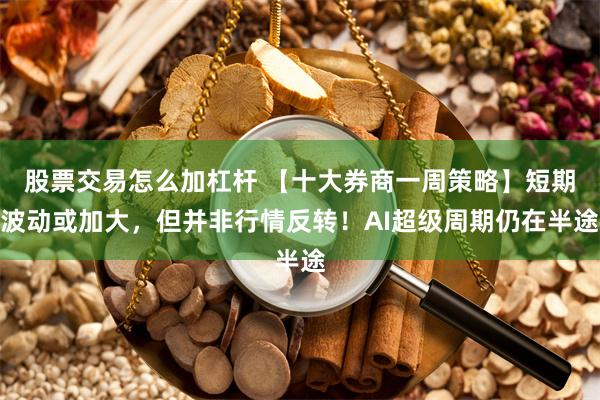 股票交易怎么加杠杆 【十大券商一周策略】短期波动或加大，但并非行情反转！AI超级周期仍在半途