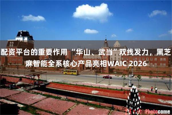 配资平台的重要作用 “华山、武当”双线发力，黑芝麻智能全系核心产品亮相WAIC 2026