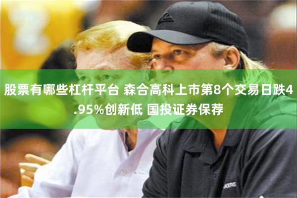 股票有哪些杠杆平台 森合高科上市第8个交易日跌4.95%创新低 国投证券保荐